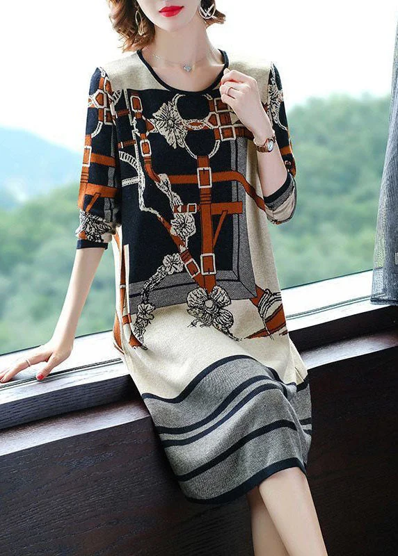 Short Sleeve Women's Cotton Blend Sweaters in Pastel ColorsOff - the - Shoulder Women Dress for a Romantic and Feminine LookModern Beige O-Neck Print Knit Sweater Dress Long Sleeve Short Sleeve Women's Cotton Blend Sweaters in Pastel ColorsOff - the - Shoulder Women Dress for a Romantic and Feminine LookModern Beige O-Neck Print Knit Sweater Dress Long Sleeve