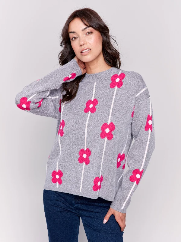 Tie - Front Women's Lambswool Sweaters in Pastel HuesTie - Front Women's Lambswool Sweaters in Pastel HuesPlush Floral Print Sweater - Grey Tie - Front Women's Lambswool Sweaters in Pastel HuesTie - Front Women's Lambswool Sweaters in Pastel HuesPlush Floral Print Sweater - Grey