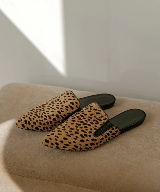 Women's Tassel - Trimmed Mules in Beige for a Laid - Back and Bohemian LookPony Hair Mule Women's Tassel - Trimmed Mules in Beige for a Laid - Back and Bohemian LookPony Hair Mule