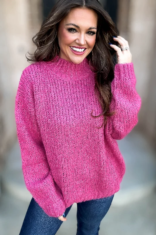 Plus Size Women's Oversized Chunky Knit SweatersPlus Size Women's Oversized Chunky Knit SweatersRaspberry High Neck Oversized Sweater Plus Size Women's Oversized Chunky Knit SweatersPlus Size Women's Oversized Chunky Knit SweatersRaspberry High Neck Oversized Sweater
