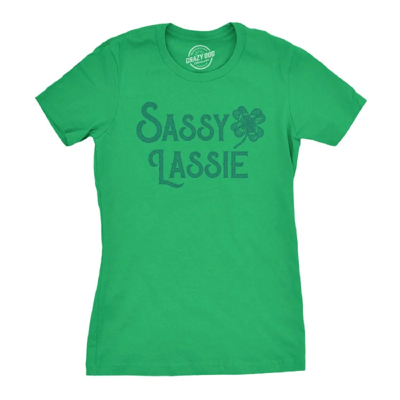 Crew Neck Women T Shirt with a Timeless DesignSassy Lassie Women's T Shirt