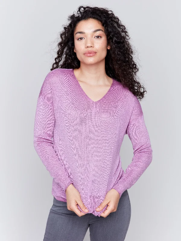 Plus Size Women's Belted Cable Knit SweatersPlus Size Women's Belted Cable Knit SweatersSnow Wash V-Neck Sweater - Mulberry Plus Size Women's Belted Cable Knit SweatersPlus Size Women's Belted Cable Knit SweatersSnow Wash V-Neck Sweater - Mulberry