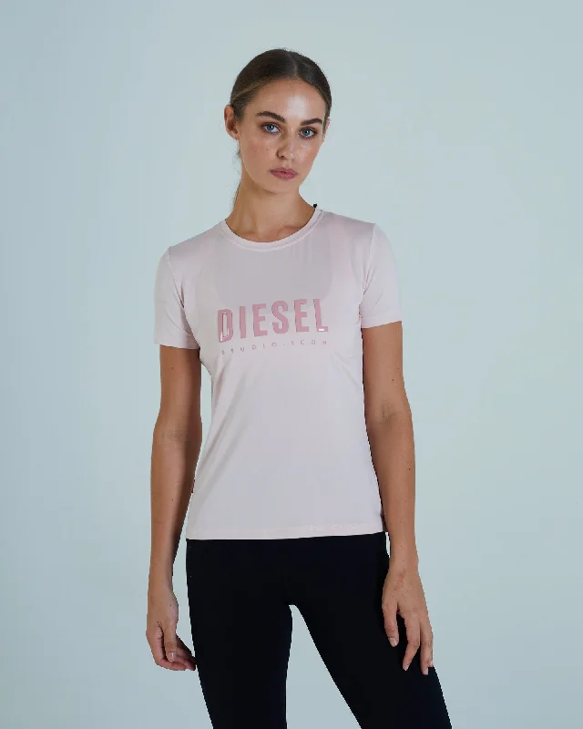 Floral Print Women T Shirt for a Feminine TouchKatrice T-Shirt Peach Whip
