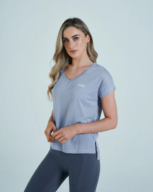 Moisture - Wicking Women T Shirt for Active LifestylesZita T-Shirt Powder Blue