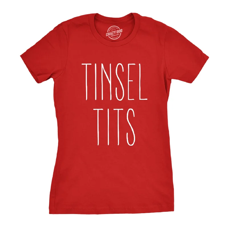 Muscle Women T Shirt for a Sporty and Casual LookTinsel Tits Women's T Shirt