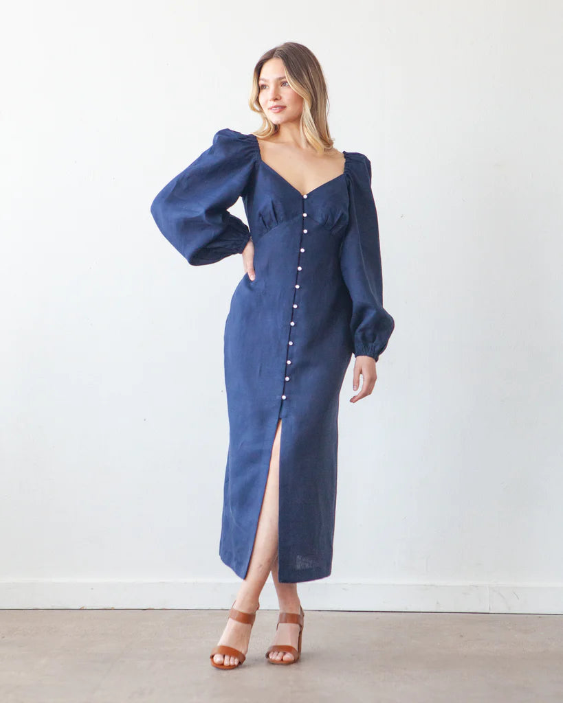 Printed Abstract Women Dress for a Modern and Artistic AppealTrue Bias Lora Dress