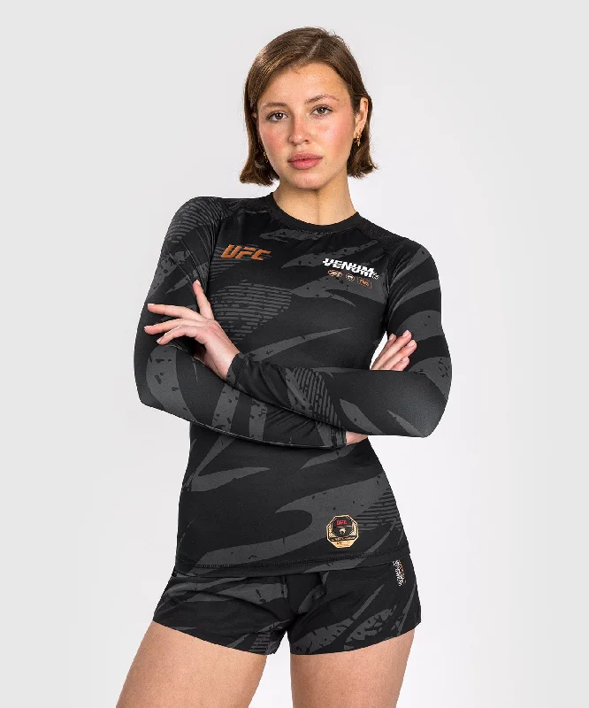 Organic Cotton Women T Shirt for Eco - Conscious WearersUFC Adrenaline by Venum Fight Week Women’s Performance Long Sleeve Rashguard - Urban Camo Organic Cotton Women T Shirt for Eco - Conscious WearersUFC Adrenaline by Venum Fight Week Women’s Performance Long Sleeve Rashguard - Urban Camo