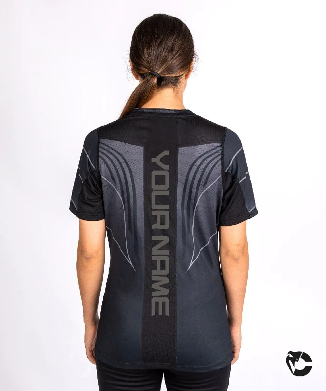 Long Sleeve Women T Shirt for Cooler WeatherUFC Venum Personalized Authentic Fight Night 2.0 Women's Walkout Jersey - Black