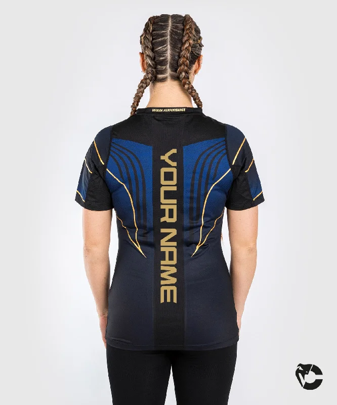 Floral Print Women T Shirt for a Feminine TouchUFC Personalized Authentic Fight Night 2.0 Kit By Venum Women's Walkout Jersey - Midnight Edition - Champion Floral Print Women T Shirt for a Feminine TouchUFC Personalized Authentic Fight Night 2.0 Kit By Venum Women's Walkout Jersey - Midnight Edition - Champion