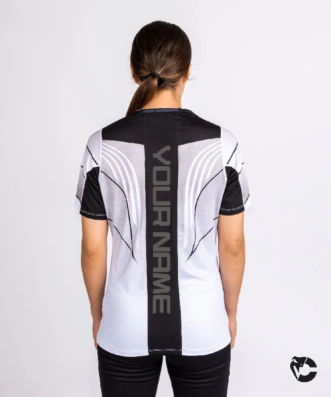 Long Sleeve Women T Shirt for Cooler WeatherUFC Venum Personalized Authentic Fight Night 2.0 Women's Walkout Jersey - White