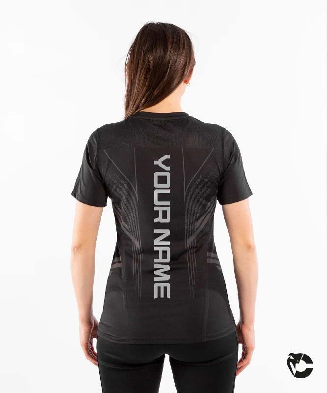 Sequined Women T Shirt for a Sparkly Night OutUFC Venum Personalized Authentic Fight Night Women's Walkout Jersey - Black Sequined Women T Shirt for a Sparkly Night OutUFC Venum Personalized Authentic Fight Night Women's Walkout Jersey - Black
