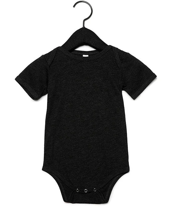Women's oversized cropped hoodie with drawstrings for a trendy look134B - Bella + Canvas Infant Triblend Short-Sleeve One-Piece | Charcoal Black Triblend Women's oversized cropped hoodie with drawstrings for a trendy look134B - Bella + Canvas Infant Triblend Short-Sleeve One-Piece | Charcoal Black Triblend