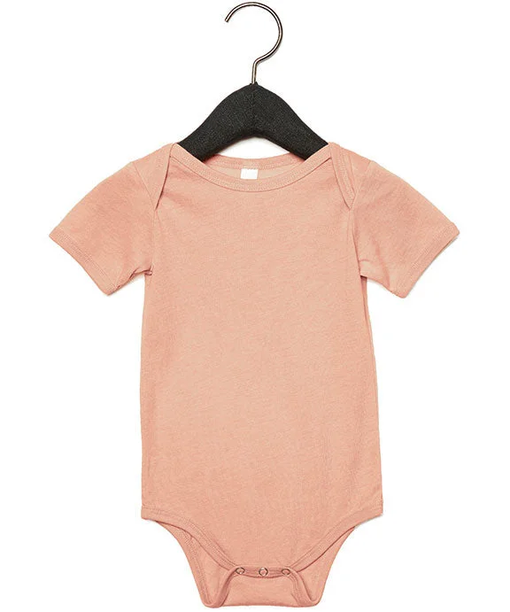 Women's zip - front sweatshirt with contrast stitching for a sporty aesthetic134B - Bella + Canvas Infant Triblend Short-Sleeve One-Piece | Peach Triblend Women's zip - front sweatshirt with contrast stitching for a sporty aesthetic134B - Bella + Canvas Infant Triblend Short-Sleeve One-Piece | Peach Triblend