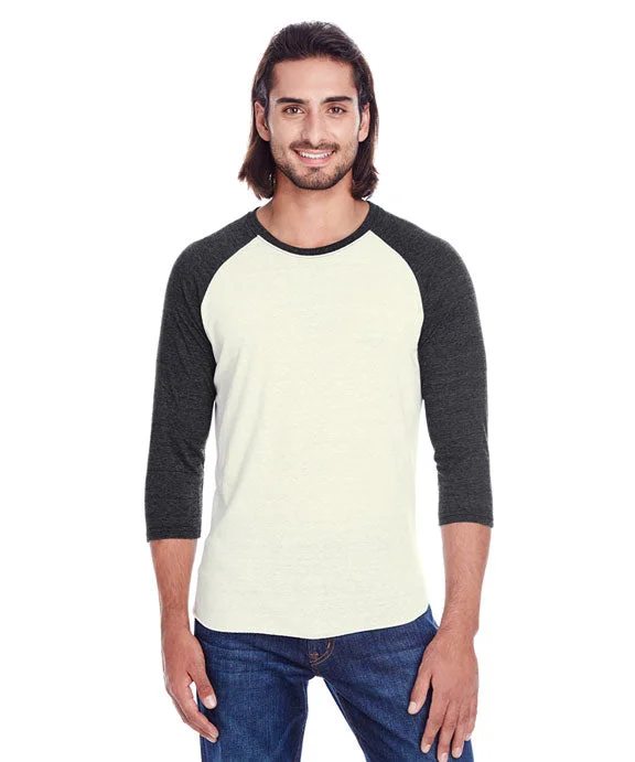 Women's hoodie with a kangaroo pocket and a pom - pom drawstring for added charm302G - Threadfast Apparel Unisex Triblend 3/4-Sleeve Raglan | Cream/Black Women's hoodie with a kangaroo pocket and a pom - pom drawstring for added charm302G - Threadfast Apparel Unisex Triblend 3/4-Sleeve Raglan | Cream/Black