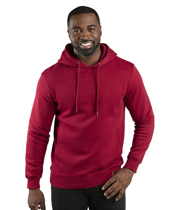 Women's crew - neck sweatshirt in a heather gray shade for a classic and versatile option320H - Threadfast Apparel Unisex Ultimate Fleece Pullover Hooded Sweatshirt | Burgundy Women's crew - neck sweatshirt in a heather gray shade for a classic and versatile option320H - Threadfast Apparel Unisex Ultimate Fleece Pullover Hooded Sweatshirt | Burgundy