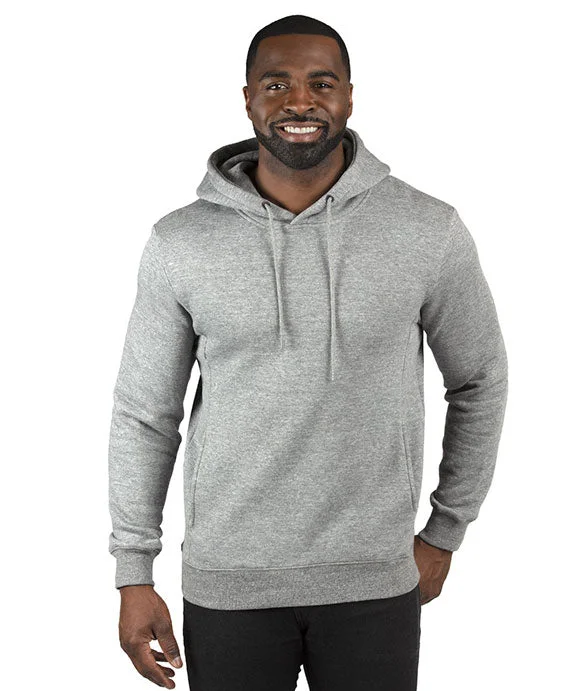 Women's tie - dye hoodie in bright colors for a retro and eye - catching style320H - Threadfast Apparel Unisex Ultimate Fleece Pullover Hooded Sweatshirt | Heather Grey