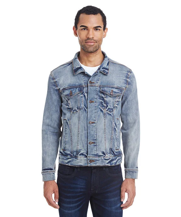Women's hoodie with a kangaroo pocket and a pom - pom drawstring for added charm370J - Threadfast Apparel Unisex Denim Jacket | Light Denim Women's hoodie with a kangaroo pocket and a pom - pom drawstring for added charm370J - Threadfast Apparel Unisex Denim Jacket | Light Denim