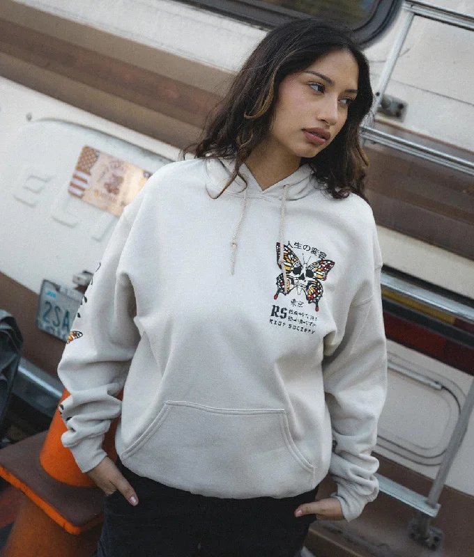 Women's color - block hoodie combining bold hues for a fashion - forward statementButterfly Skull Womens Hoodie Women's color - block hoodie combining bold hues for a fashion - forward statementButterfly Skull Womens Hoodie