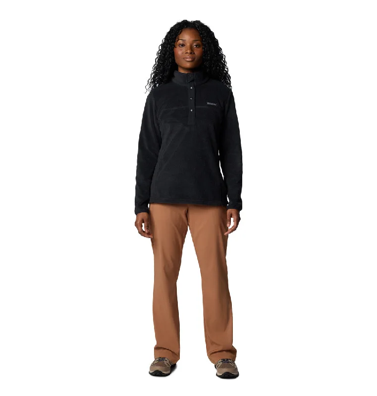 Women's fleece - lined hoodie with thumbholes for warmth in winterColumbia Benton Springs™ Half Snap Pullover Fleece II - Women Women's fleece - lined hoodie with thumbholes for warmth in winterColumbia Benton Springs™ Half Snap Pullover Fleece II - Women