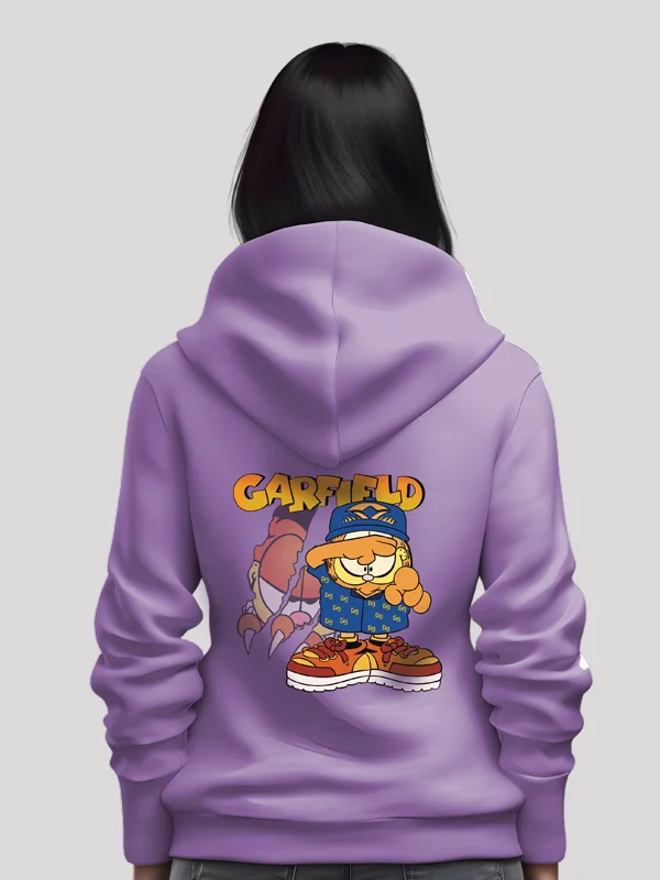 Women's tie - dye hoodie in bright colors for a retro and eye - catching styleGarfield Women's Hoodie
