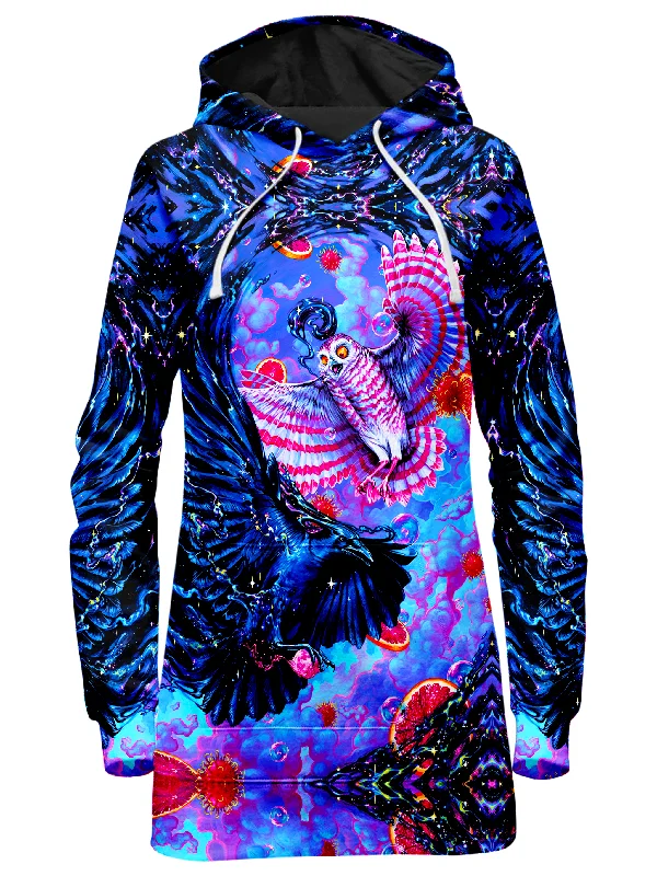 Women's sherpa - lined hoodie for extreme cold weather outdoor activitiesHolding Space Hoodie Dress Women's sherpa - lined hoodie for extreme cold weather outdoor activitiesHolding Space Hoodie Dress