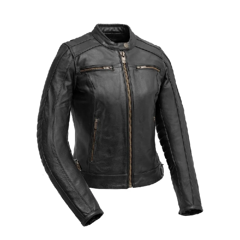 Women's cropped satin jackets in pastel shades for a glamorous evening outJada - Women's Motorcycle Leather Jacket Women's cropped satin jackets in pastel shades for a glamorous evening outJada - Women's Motorcycle Leather Jacket