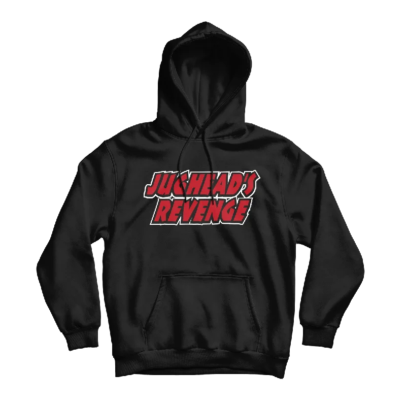 Women's graphic - printed sweatshirt featuring floral patterns for a feminine touchJUGHEAD'S REVENGE "Logo" (Black) (Pullover Hoodie) Women's graphic - printed sweatshirt featuring floral patterns for a feminine touchJUGHEAD'S REVENGE "Logo" (Black) (Pullover Hoodie)