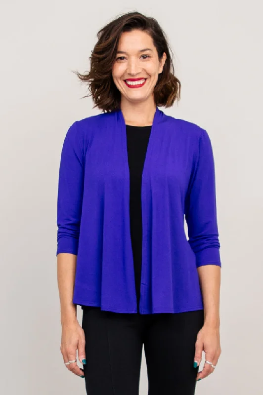 Women's cropped satin jackets in pastel shades for a glamorous evening outKathy Jacket, Violet, Bamboo Women's cropped satin jackets in pastel shades for a glamorous evening outKathy Jacket, Violet, Bamboo