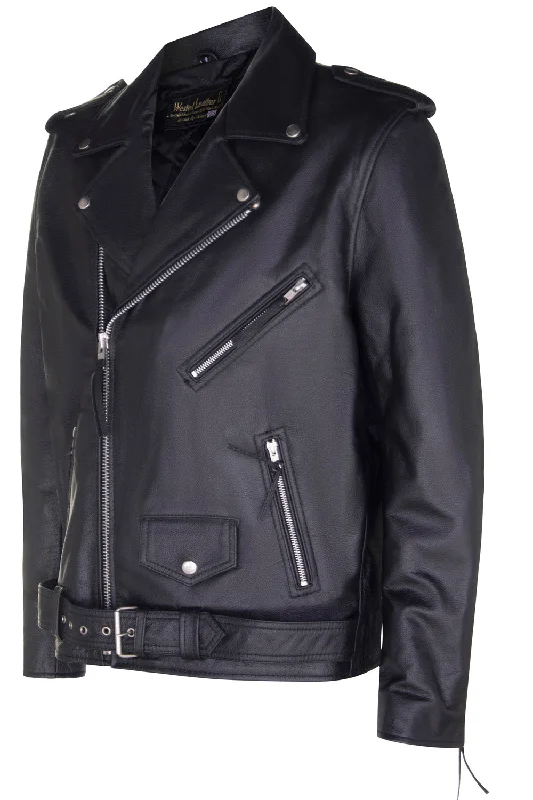 Women's long - length wool blend jackets for a warm and stylish winter lookMens Black Leather Brando Jacket for Bikers Women's long - length wool blend jackets for a warm and stylish winter lookMens Black Leather Brando Jacket for Bikers
