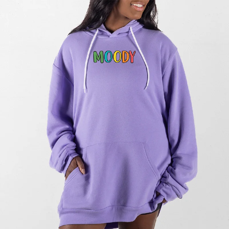 Women's hoodie with a detachable hood for customizable stylingMoody Giant Hoodie
