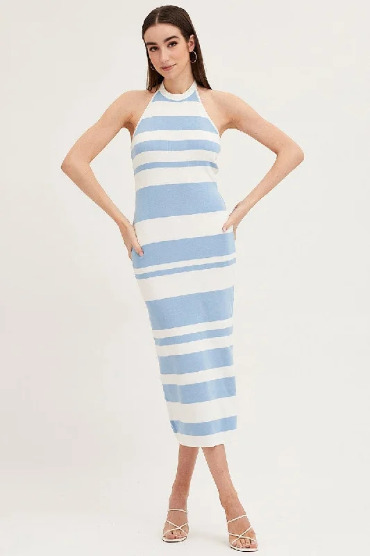 Wrap - Style Women Dress with Adjustable Fit for All Body TypesMulti Kint Midi Dress Wrap - Style Women Dress with Adjustable Fit for All Body TypesMulti Kint Midi Dress