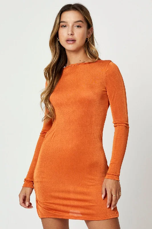 Little Black Women Dress with Sequins for a Glamorous Night OutOrange Slinky Jersey Bodycon Dress Little Black Women Dress with Sequins for a Glamorous Night OutOrange Slinky Jersey Bodycon Dress
