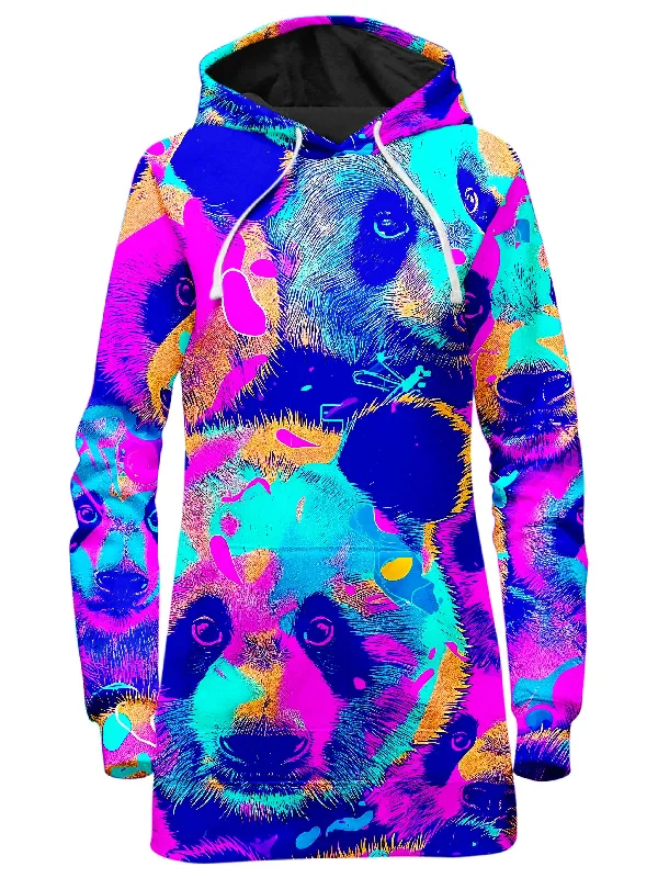 Women's graphic - printed sweatshirt featuring floral patterns for a feminine touchPanda Melt Hoodie Dress Women's graphic - printed sweatshirt featuring floral patterns for a feminine touchPanda Melt Hoodie Dress