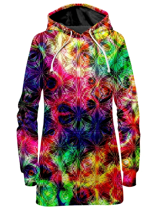 Women's hoodie with a detachable hood for customizable stylingPsychedelic Flow Hoodie Dress Women's hoodie with a detachable hood for customizable stylingPsychedelic Flow Hoodie Dress