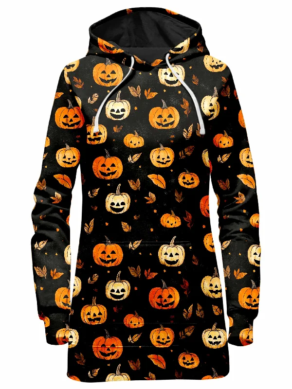 Women's color - block hoodie combining bold hues for a fashion - forward statementPumpkin Season Hoodie Dress Women's color - block hoodie combining bold hues for a fashion - forward statementPumpkin Season Hoodie Dress