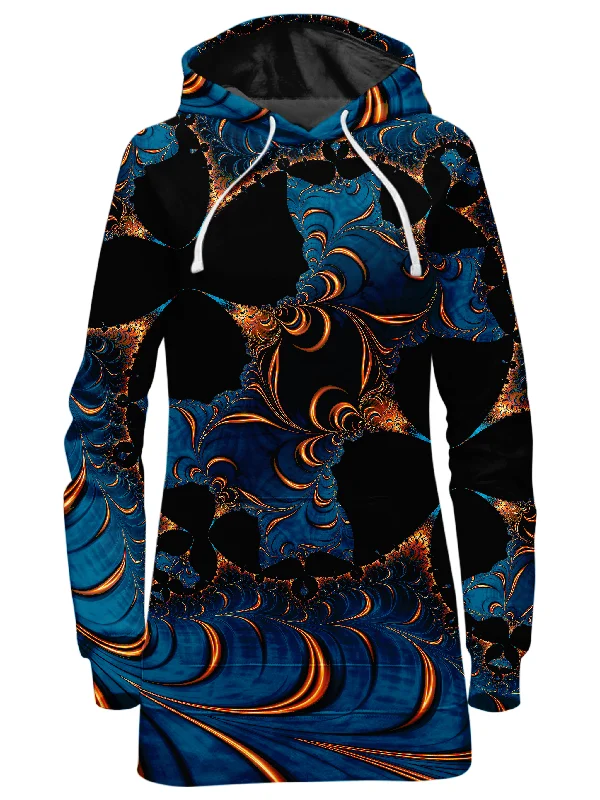 Women's oversized cropped hoodie with drawstrings for a trendy lookRoyal Vision Hoodie Dress Women's oversized cropped hoodie with drawstrings for a trendy lookRoyal Vision Hoodie Dress