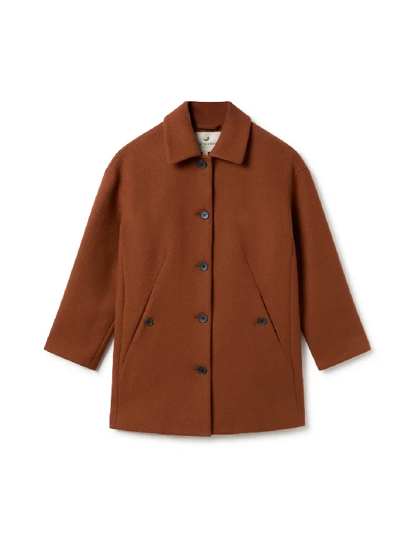 Women's trench coats with a removable belt for customizable stylingScilly - Toffee