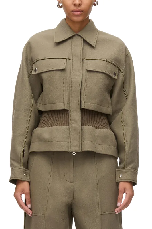 Women's shearling - lined suede jackets for ultimate warmth and luxurySergeant Peplum Jacket Women's shearling - lined suede jackets for ultimate warmth and luxurySergeant Peplum Jacket