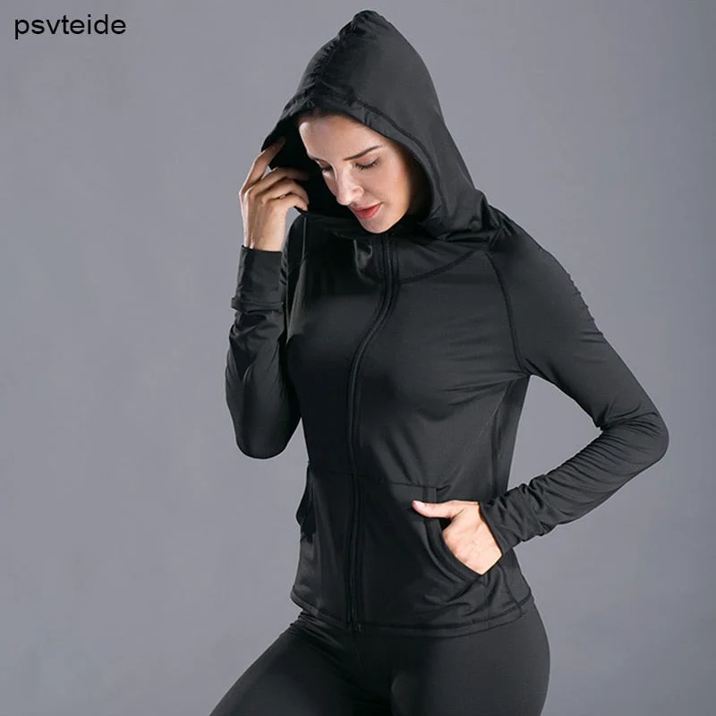 Women's zip - front sweatshirt with contrast stitching for a sporty aestheticSporty Hooded Zip Jacket Womenswear Women's zip - front sweatshirt with contrast stitching for a sporty aestheticSporty Hooded Zip Jacket Womenswear