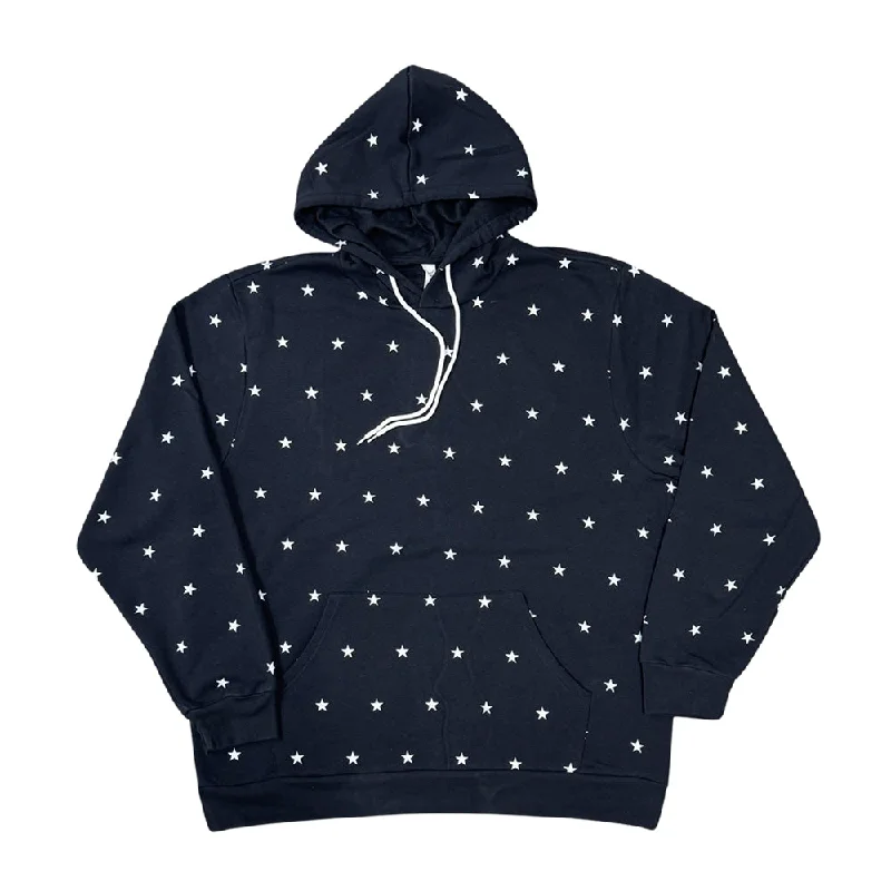 Women's cropped sweatshirt with a slogan graphic for a fun and expressive lookStars All Over Giant Hoodie Women's cropped sweatshirt with a slogan graphic for a fun and expressive lookStars All Over Giant Hoodie