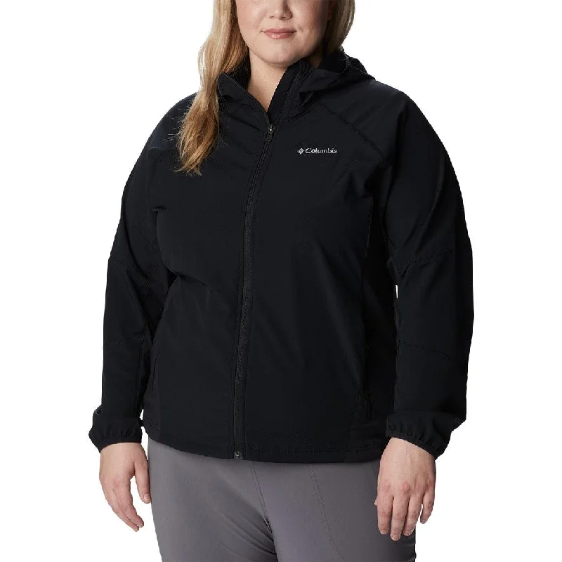 Women's zip - front sweatshirt with contrast stitching for a sporty aestheticSweet As™ Softshell Hoodie - Plus Size Women's zip - front sweatshirt with contrast stitching for a sporty aestheticSweet As™ Softshell Hoodie - Plus Size