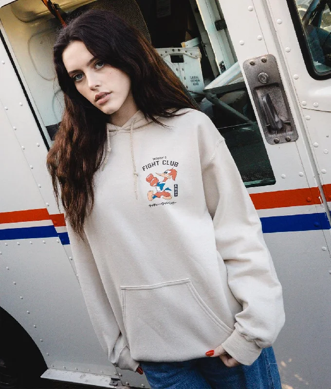 Women's mock - neck sweatshirt made of moisture - wicking material for fitness useWoody Woodpecker's Fight Club Womens Hoodie Women's mock - neck sweatshirt made of moisture - wicking material for fitness useWoody Woodpecker's Fight Club Womens Hoodie
