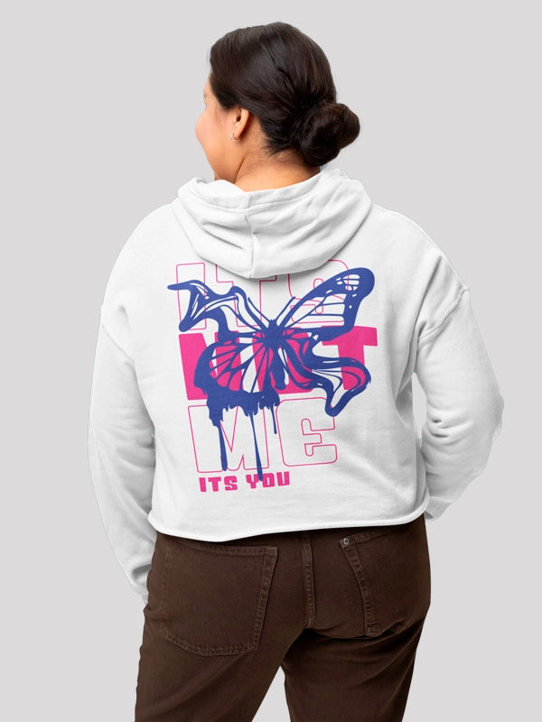 Women's quarter - zip sweatshirt made of organic cotton for eco - conscious fashionXOXO Crop-Hoodie For Women Women's quarter - zip sweatshirt made of organic cotton for eco - conscious fashionXOXO Crop-Hoodie For Women