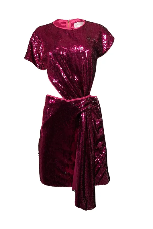 Ruffled Women Dress with Multiple Layers for a Playful and Girly Style Ruffled Women Dress with Multiple Layers for a Playful and Girly Style Alice McCall - Pink Sequined Cutout Mini Dress Sz 6