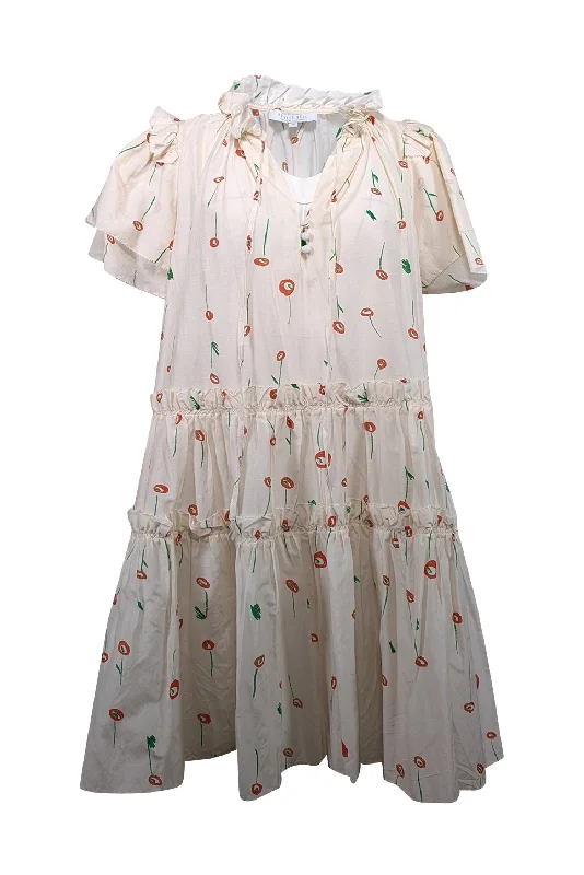 Ruffled Women Dress with Multiple Layers for a Playful and Girly Style Ruffled Women Dress with Multiple Layers for a Playful and Girly Style Hunter Bell - Beige, Red, & Green Floral Short Sleeve Dress Sz M Ruffled Women Dress with Multiple Layers for a Playful and Girly Style Ruffled Women Dress with Multiple Layers for a Playful and Girly Style Hunter Bell - Beige, Red, & Green Floral Short Sleeve Dress Sz M