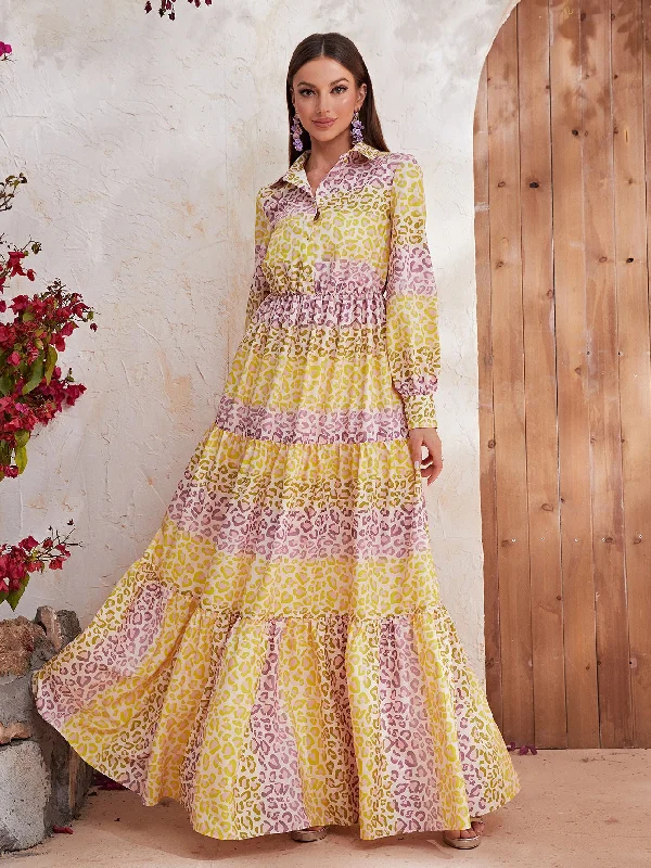 Off - the - Shoulder Women Dress for a Romantic and Feminine Look Off - the - Shoulder Women Dress for a Romantic and Feminine Look NiDELL New Polo Collar Dress Spring Shirt Sleeve Leopard Print Women's Full-Length Dress-MGN249-1 Off - the - Shoulder Women Dress for a Romantic and Feminine Look Off - the - Shoulder Women Dress for a Romantic and Feminine Look NiDELL New Polo Collar Dress Spring Shirt Sleeve Leopard Print Women's Full-Length Dress-MGN249-1