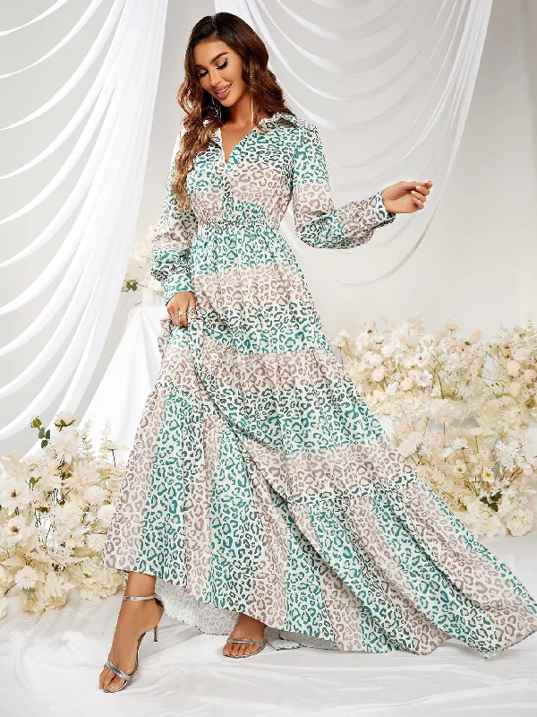 Maxi Women Dress with Floral Print for a Bohemian Vibe Maxi Women Dress with Floral Print for a Bohemian Vibe NiDELL Spring and Summer New Long Sleeve Leopard Print Women's Full-Length Dress Button Shirt Neckline Maxi Dress-Mgn249 Maxi Women Dress with Floral Print for a Bohemian Vibe Maxi Women Dress with Floral Print for a Bohemian Vibe NiDELL Spring and Summer New Long Sleeve Leopard Print Women's Full-Length Dress Button Shirt Neckline Maxi Dress-Mgn249