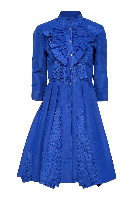 Long - Sleeve Women Dress in Velvet for a Luxurious Winter Look Long - Sleeve Women Dress in Velvet for a Luxurious Winter Look Oscar de la Renta - Blue Taffeta Silk Ruffle Detail Dress Sz 6 Long - Sleeve Women Dress in Velvet for a Luxurious Winter Look Long - Sleeve Women Dress in Velvet for a Luxurious Winter Look Oscar de la Renta - Blue Taffeta Silk Ruffle Detail Dress Sz 6