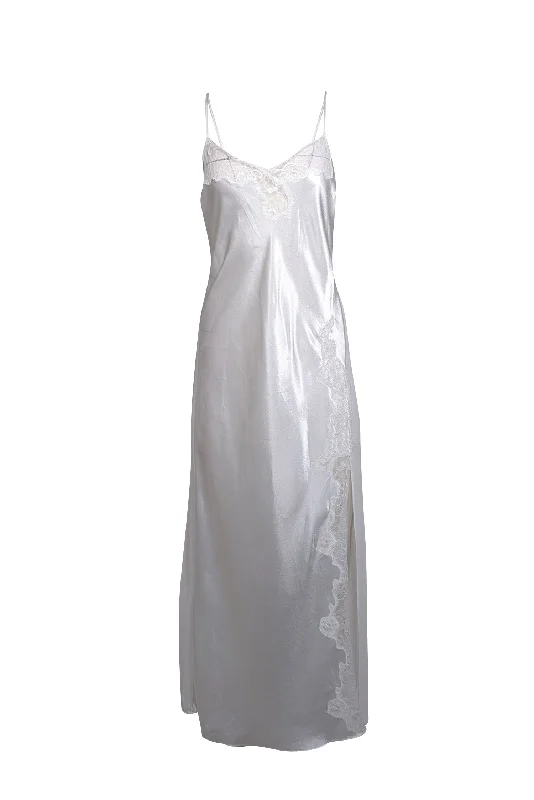 Printed Abstract Women Dress for a Modern and Artistic Appeal Printed Abstract Women Dress for a Modern and Artistic Appeal Oscar de la Renta - White Sleeveless Lace Applique Slip Dress Sz M