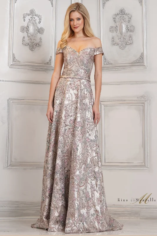 Off - the - Shoulder Women Dress for a Romantic and Feminine Look Off - the - Shoulder Women Dress for a Romantic and Feminine Look Rina Di Montella RD3105 Off - the - Shoulder Women Dress for a Romantic and Feminine Look Off - the - Shoulder Women Dress for a Romantic and Feminine Look Rina Di Montella RD3105